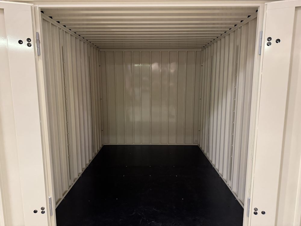 Interior of a steel storage vault
